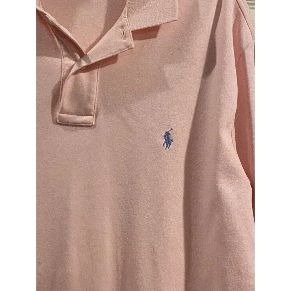 Polo Ralph Lauren men's Pink colored shirt. Size Men’s M Good Condition